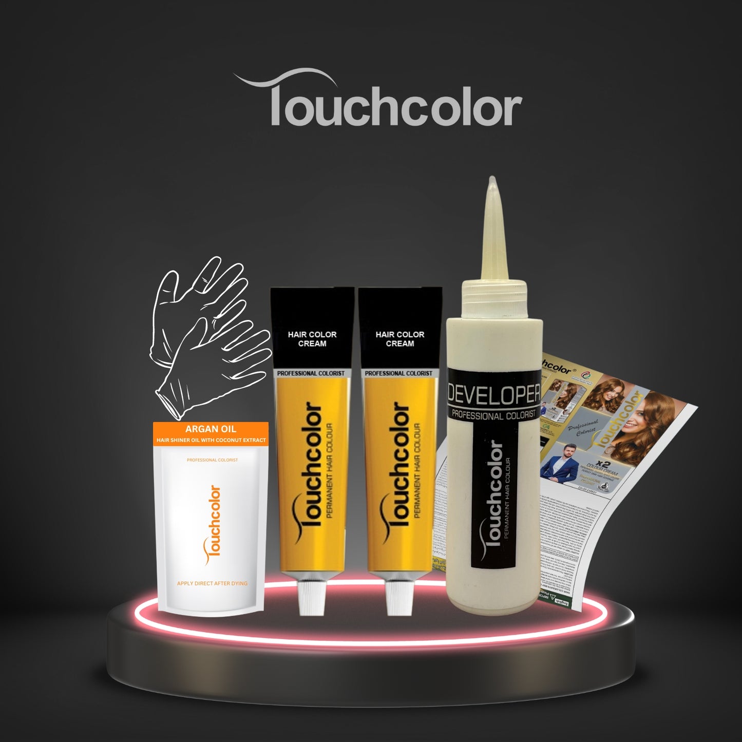 Touchcolor Premium Hair Color Kit 4.0 Medium Brown